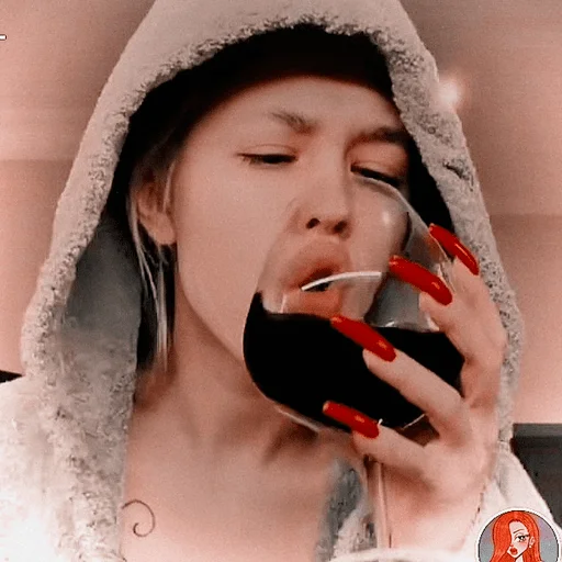 person human face lipstick