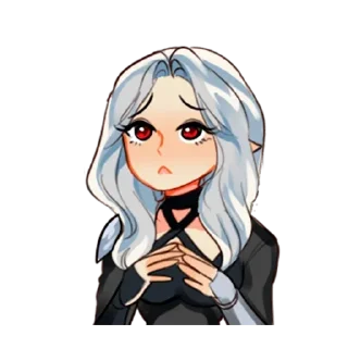 Стикер Шарп-тян - @tg_sticks - 7