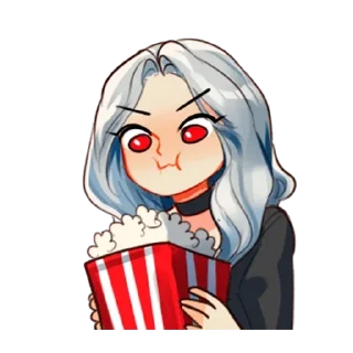 Стикер Шарп-тян - @tg_sticks - 3