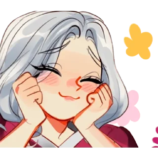 Стикер Шарп-тян - @tg_sticks - 0