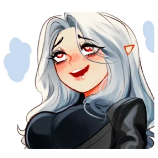 Стикер Шарп-тян - @tg_sticks - 2