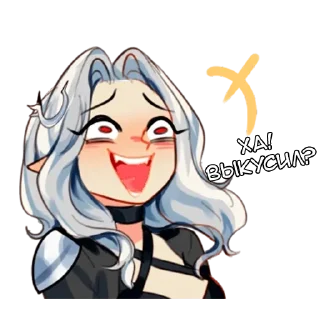 Стикер Шарп-тян - @tg_sticks - 10