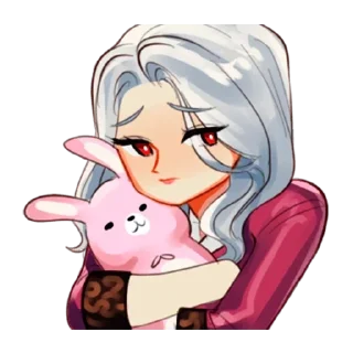 Стикер Шарп-тян - @tg_sticks - 1