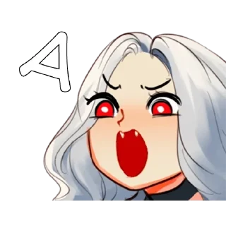 Стикер Шарп-тян - @tg_sticks - 9