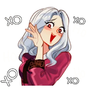 Стикер Шарп-тян - @tg_sticks - 4