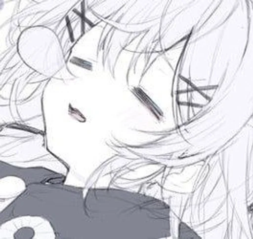 sketch illustration anime