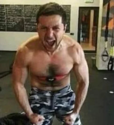 person muscle barechested