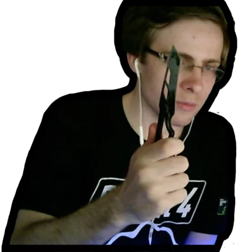 person human face headphones