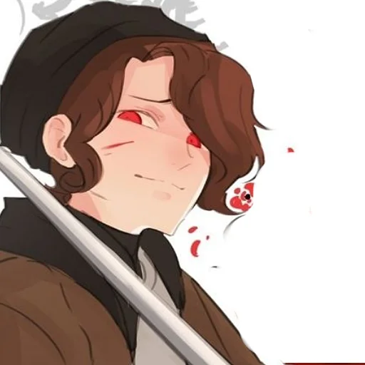 аниме человеческое лицо мультфильм