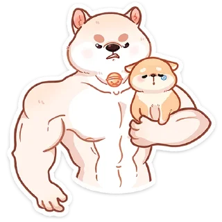Стикер Шиба без надписей @TgSticker - 3