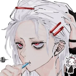 Стикер shigaraki tomura - 11