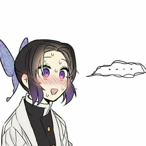 Стикер shinobu kochou🫐🦋💜 - 11