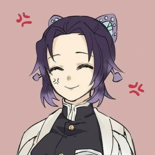 Стикер shinobu kochou🫐🦋💜 - 8