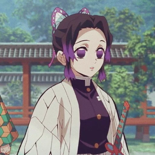 Стикер shinobu kochou🫐🦋💜 - 2