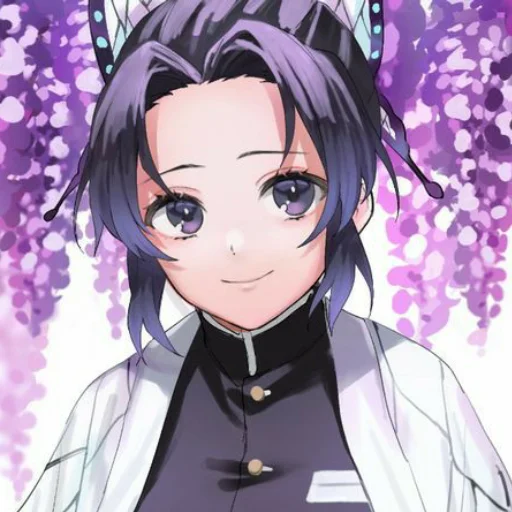 Стикер shinobu kochou🫐🦋💜 - 1