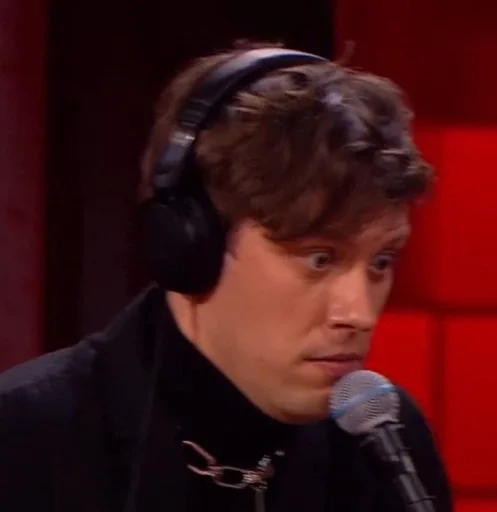 human face microphone clothing