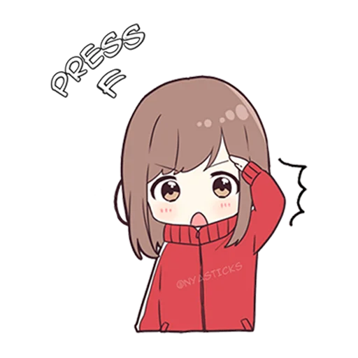 Sticker Широ тян @nyasticks - 5