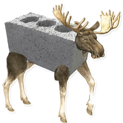 Стикер Шлакоблокунь и друзья - 5