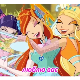 Sticker шмеечки winx - 9