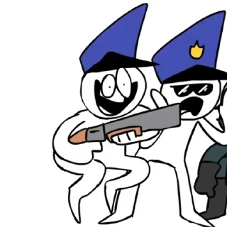 Sticker shotgun man | @romaeen | CHAKA CHAKA PAAAAAAAW - 2