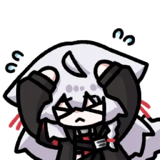 Sticker 守密人白猫猫 @zhaxia_cn - 10