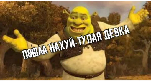 Sticker Шрек @stickernayaa - 5