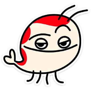 Стикер Креветыч :: @stickroom - 0