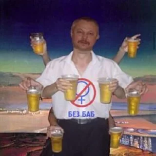 Стикер головка путина - 8