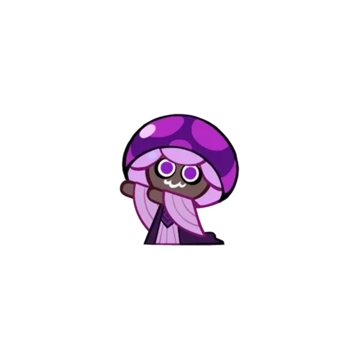 cartoon skull purple