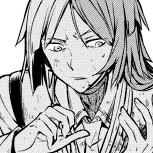 эскиз аниме иллюстрация