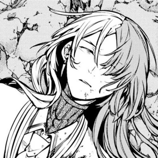 эскиз аниме иллюстрация