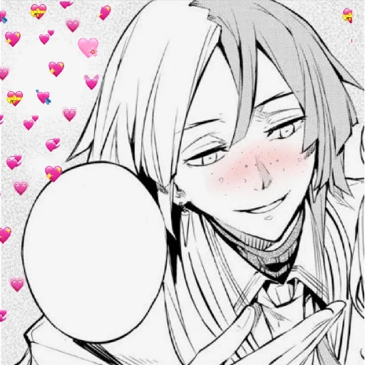 эскиз аниме иллюстрация