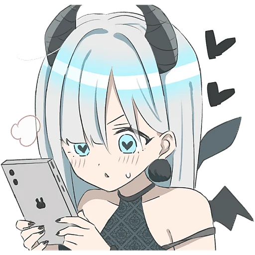 Sticker silver_haired_Nyasticks - 1