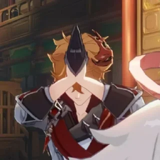 Стикер @jakurai hating miHoYo </3 - 9