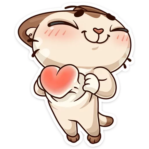 Sticker Когда просто любишь :: @mosticks - 7