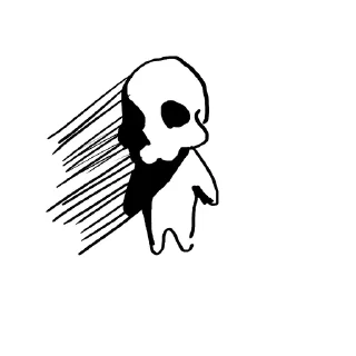 Стикер скелепопа - 10