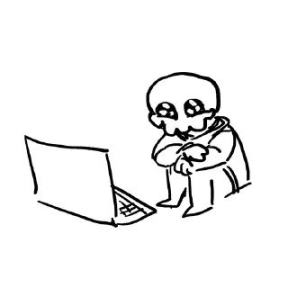 Стикер скелепопа - 6