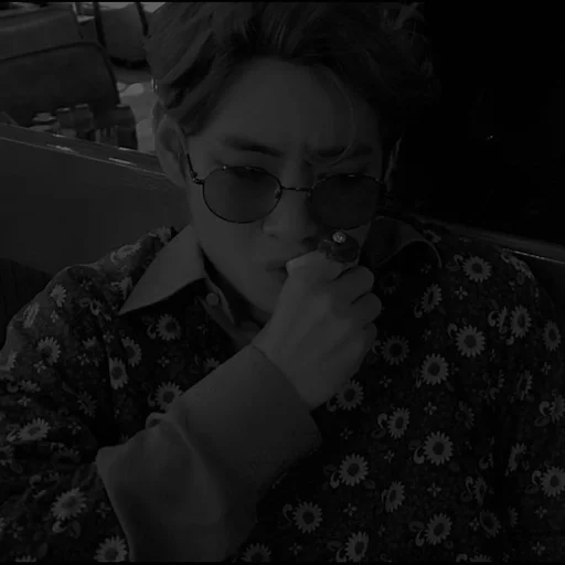 person human face black and white