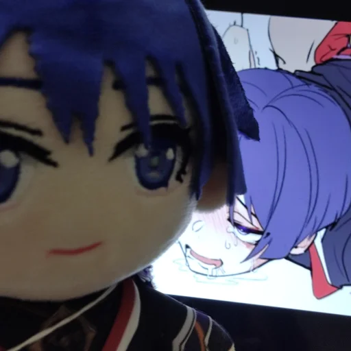 Стикер скарамучча пушистый мой вайфу - 6