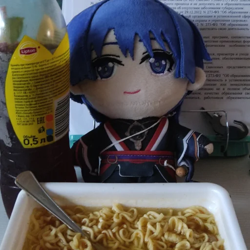 Стикер скарамучча пушистый мой вайфу - 4