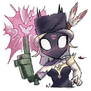 Sticker skullgirls stickers @skullarts - 6