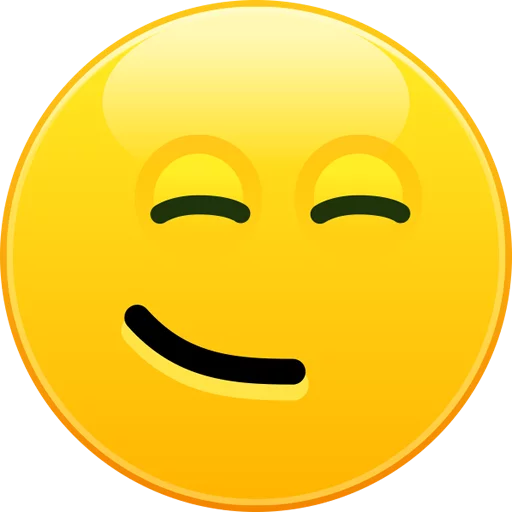 yellow smile emoticon