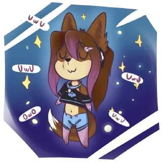 Sticker Sky Roxine (by @leleozito) - 1