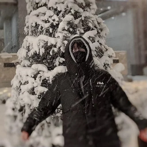 снег на открытом воздухе зима