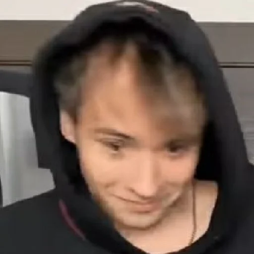 person human face hood