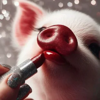 Sticker Слей свинки 💅🏻🐽 - 10