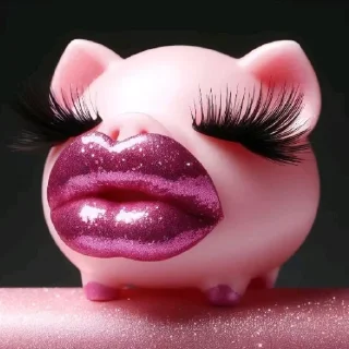Sticker Слей свинки 💅🏻🐽 - 8