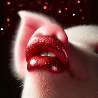 Sticker Слей свинки 💅🏻🐽 - 7