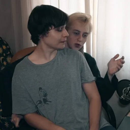 person indoor human face