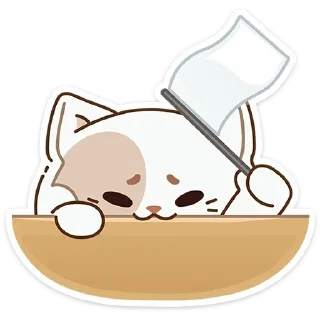 Sticker Сливкис и Кофик @anime4_arts - 0